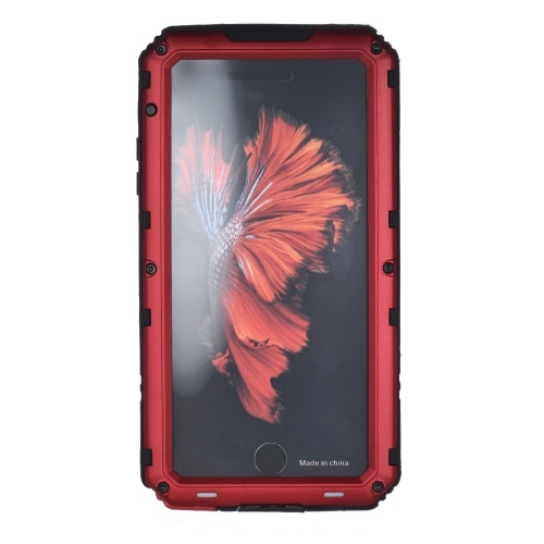 

Для iPhone 5 5S 6 6S Plus 7 8 Plus X Защитный чехол IP68 Водонепроницаемый металлический корпус Бампер Шок-поглощение Анти-царапины