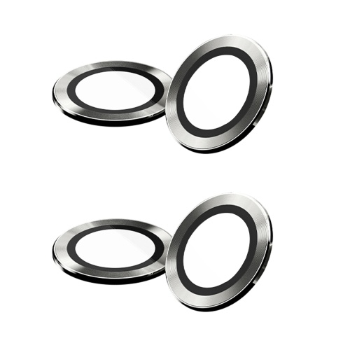

WSKEN Camera Lens Protector Premium Tempered Glass Aluminum Lens Screen Stick Cover Anti-Scratch Protective Ring Film Anti-Dust/Waterproof/Shockproof Lens Cover Compatible with iOS Phone 12 Mini 5.4 inch (4 PCS)