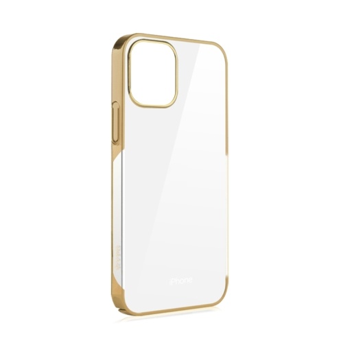 

VPG Protective Phone Case Ultra-Thin Electroplated PC Cover Shockproof/Scratch Resistant/Sweatproof/Anti-Fall Clear Bumper Case Support Wireless Charging Compatible with iOS Phone 12 Mini 5.4 inch