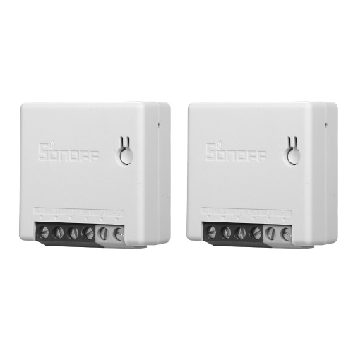 2 Pcs SONOFF MINIR2 Two-way DIY Smart Switch(MINI Upgrade) WiFi Switch Programmable Light Switch Timer