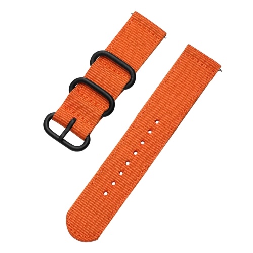 

20mm Watch Band Soft Thickened Nylon Quick-release Strap with Buckle Breathable Wristband Compatible with 20mm Smart/Traditional Watch