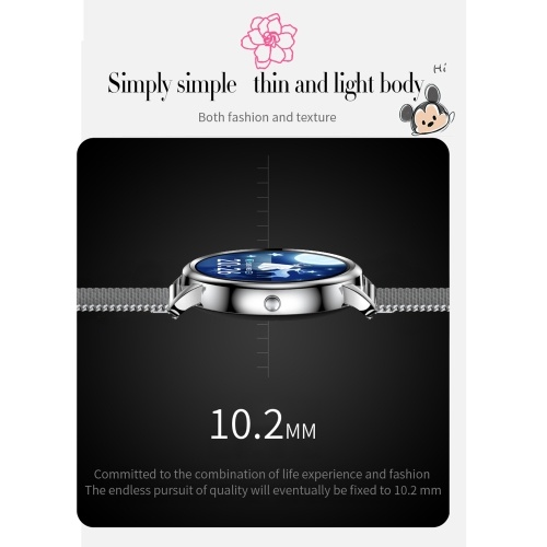 

MK20 Female Smart Watch 1.09-Inch IPS Screen