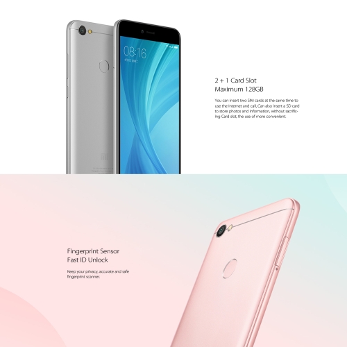 

Xiaomi Redmi Note 5A 4G Smartphone Fingerprint 5.5" HD Screen 3GB RAM+32GB ROM