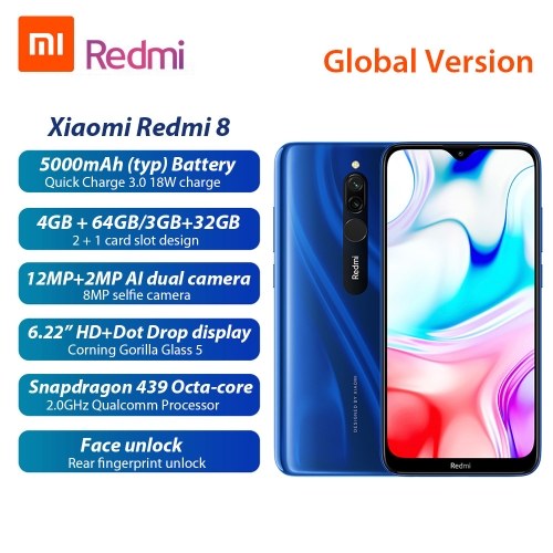 

Global Version Xiaomi Redmi 8 Mobile Phone
