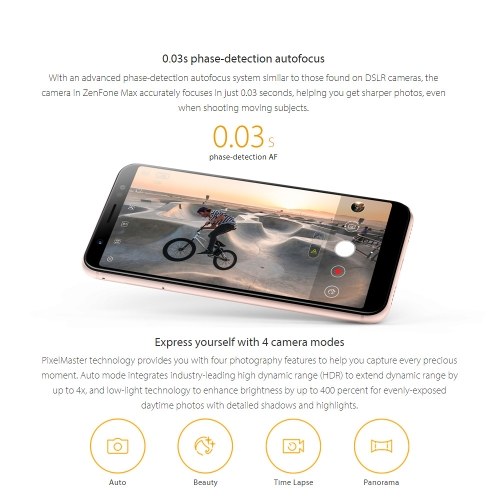 Global Version ASUS ZenFone Max M1 ZB555KL 4G LTE Smartphone
