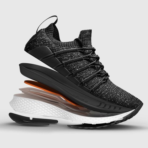 

Xiaomi Mijia Sports Sneaker 2 Sports Running Shoes Breathable New Fishbone Lock Elastic Knitting Vamp Shock-absorbing for Men Outdoor