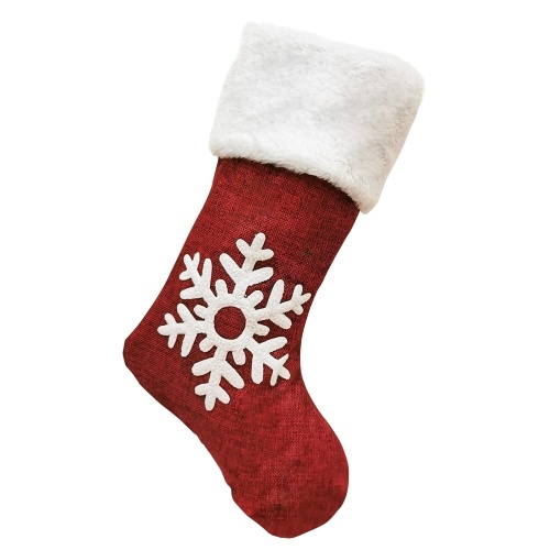 Christmas Stocking Gift Fabric Santa Claus Sock Gift for Kids Candy Bag Snowman Deer Pocket Hanging Ornaments Christmas Trees