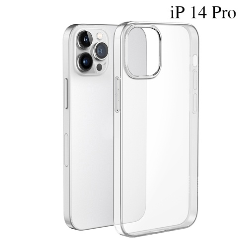 Transparent Phone Case High Purity TPU -Transparent iP 14 Pro