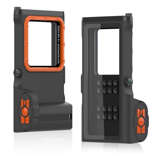 

BT-Controlled Diving Phone Case: Professional 15M Waterproof Case for Underwater Snorkeling Photo Video