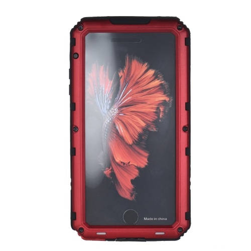 

For iPhone 5 5S 6 6S Plus 7 8 Plus X Protective Case IP68 Waterproof Metal Shell Bumper Shock-Absorption Anti-Scratch