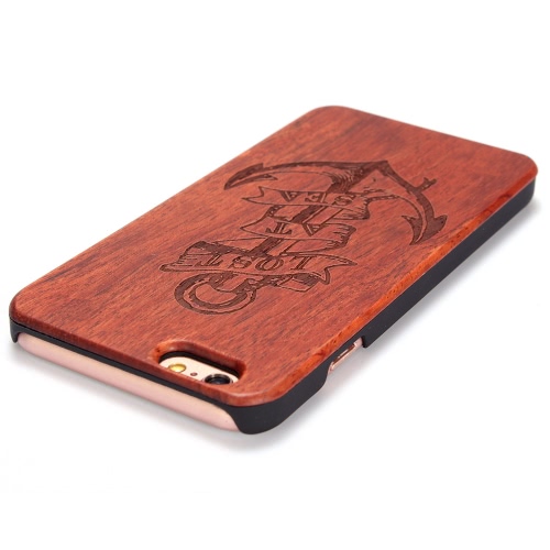 

KKmoon Rosewood + PC Phone Case Protective Cover Shell for 5.5 Inches iPhone 6 Plus/6S Plus Eco-friendly Material Stylish Portable Ultrathin Anti-scratch Anti-dust Durable
