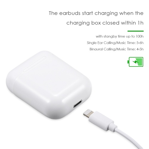 

i9S-TWS True Wireless Headset Earphone BT 5.0 Dual Mic In-ear Stereo Headphones Invisible Stereo Earbuds