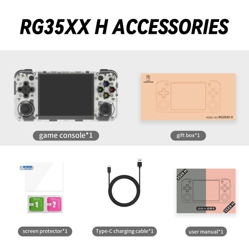 ANBERNIC RG35XX H Retro Handheld Game Console - High-Performance, Portable, and Long-Lasting 