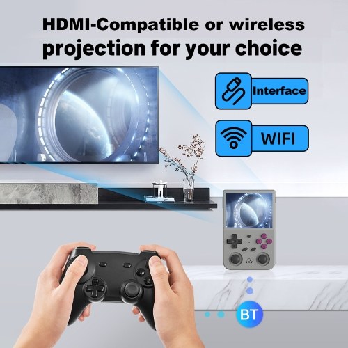 ANBERNIC RG353V High-Performance Retro Handheld Game Console with 3.5 Inch IPS Screen and 5G WiFi Support 