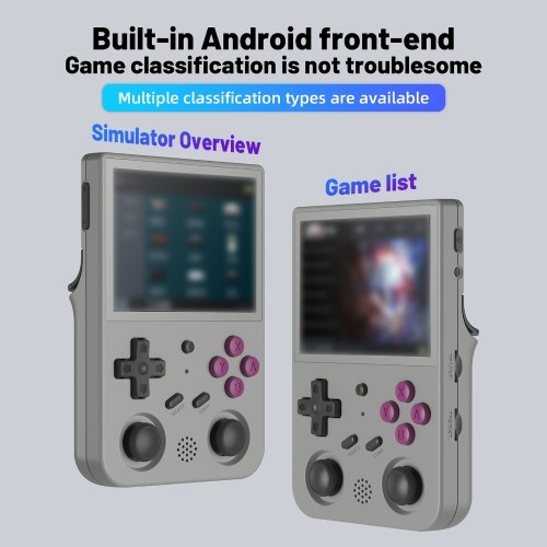 ANBERNIC RG353V High-Performance Retro Handheld Game Console with 3.5 Inch IPS Screen and 5G WiFi Support 
