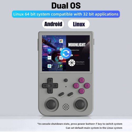 ANBERNIC RG353V High-Performance Retro Handheld Game Console with 3.5 Inch IPS Screen and 5G WiFi Support 