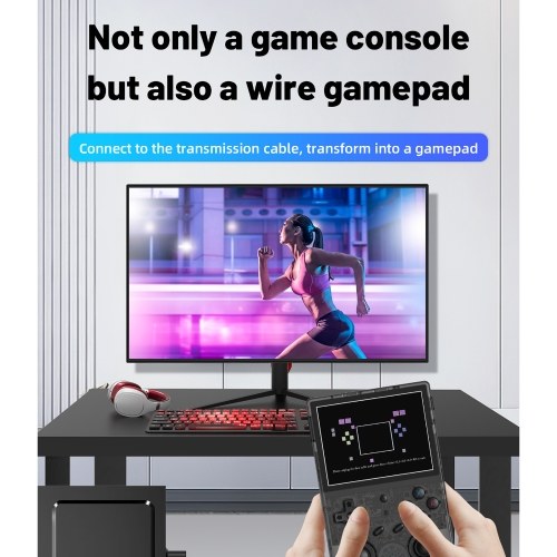 ANBERNIC RG353V High-Performance Retro Handheld Game Console with 3.5 Inch IPS Screen and 5G WiFi Support 