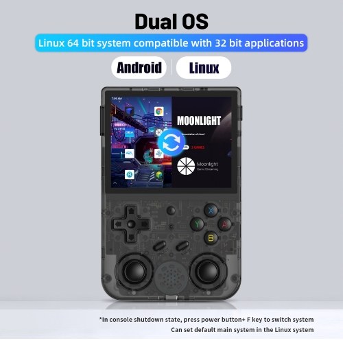 ANBERNIC RG353V High-Performance Retro Handheld Game Console with 3.5 Inch IPS Screen and 5G WiFi Support 
