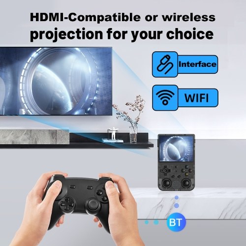 ANBERNIC RG353V High-Performance Retro Handheld Game Console with 3.5 Inch IPS Screen and 5G WiFi Support 