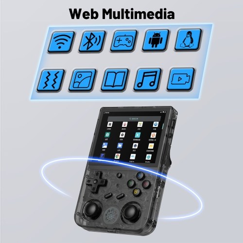 ANBERNIC RG353V High-Performance Retro Handheld Game Console with 3.5 Inch IPS Screen and 5G WiFi Support 