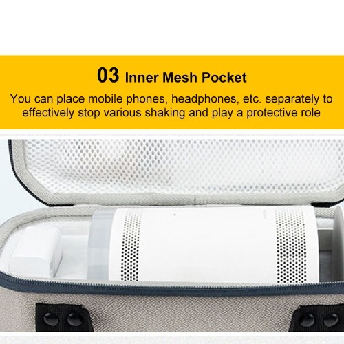 Portable Travel Case Compatible with Samsung TheFreestyle Projector 
