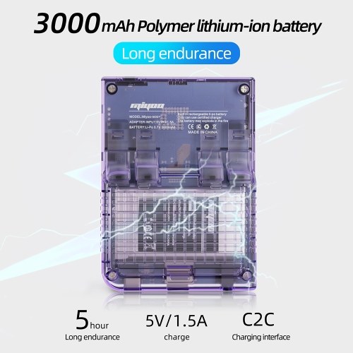 Miyoo Mini Plus+ Portable Game Console - 3.5in IPS Screen, ARM Cortex-A7, Up To 128GB Expandable Storage