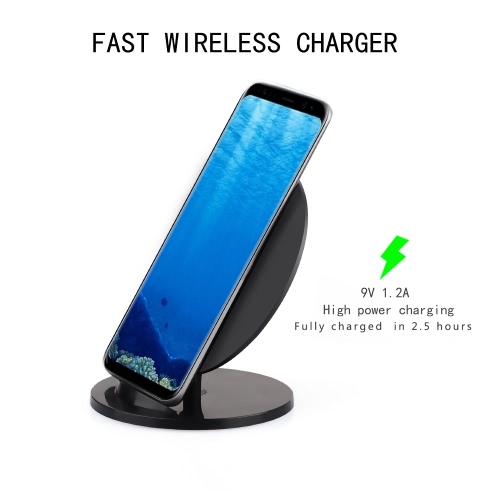 

Itian Q8 10W Wireless Qi Standard Charger Charging Pad Stand for iPhone X 8 Samsung Galaxy S8+ Note 8