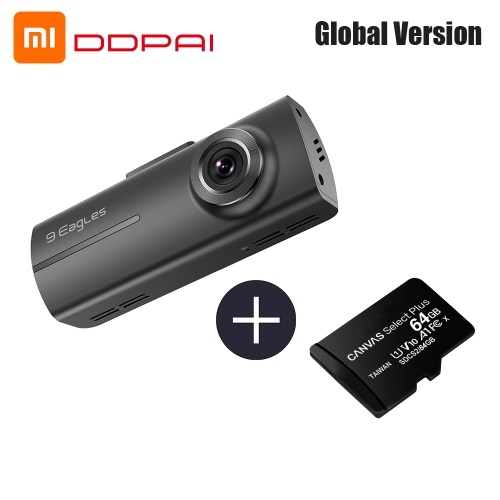 

Global Version Xiaomi Youpin DDPai A2 9 Eagles Drive Recorder with 64G TF Card