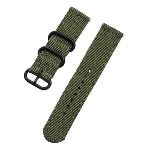 

24mm Watch Band Soft Thickened Nylon Quick-release Strap with Buckle Breathable Wristband Compatible with 24mm Smart/Traditional Watch