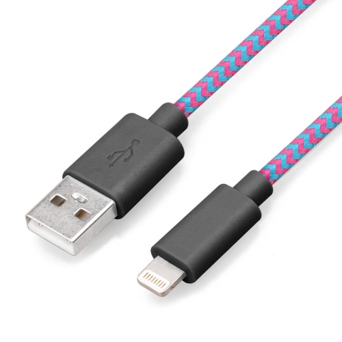 

[Apple MFi Certified] Yellowknife 3.3ft/1.0m Portable Tough Nylon Braided Colorized 8pin Lightning USB Charging Data Cable Charge Sync Cord for iPhone 6S Plus 6S 6 5S 5 iPad mini mini2 mini3 iPad Air iPad Air 2 iPod touch (5Generation) iPod nano