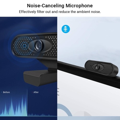 

USB Webcam HD 1080p Drive-Free Computer Video Camera