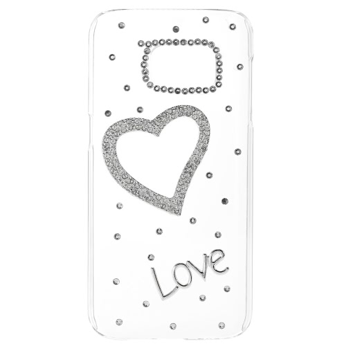 KKmoon Shell dos protection Cover Bumper Bling Fashion en plastique léger ultra-mince pour Samsung Galaxy S7