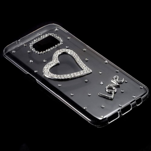 

KKmoon Shell Case Protective Back Cover Ultrathin Lightweight Plastic Fashion Bling Bumper for Samsung Galaxy S7 Edge