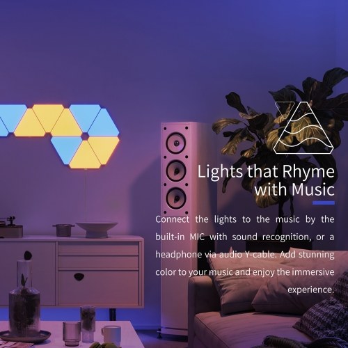 

6PCS Yeelight Smart Light Board,High-end Wall Atmosphere Modeling Light