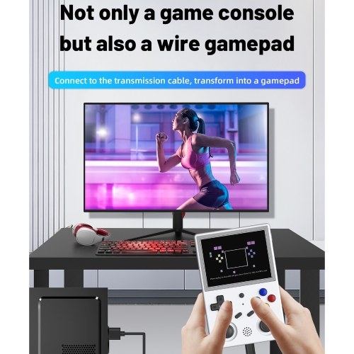 ANBERNIC RG353V High-Performance Retro Handheld Game Console with 3.5 Inch IPS Screen and 5G WiFi Support 