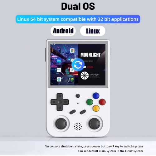 ANBERNIC RG353V High-Performance Retro Handheld Game Console with 3.5 Inch IPS Screen and 5G WiFi Support 