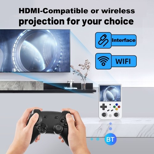 ANBERNIC RG353V High-Performance Retro Handheld Game Console with 3.5 Inch IPS Screen and 5G WiFi Support 