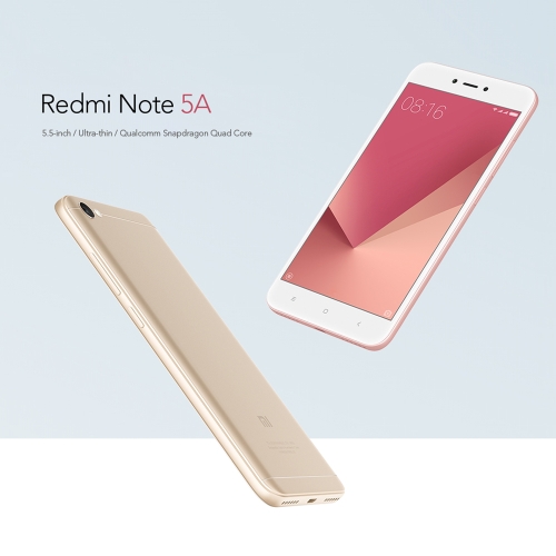 Xiaomi Redmi Note 5A 4G Smartphone 5.5" HD Screen 3GB RAM+32GB ROM
