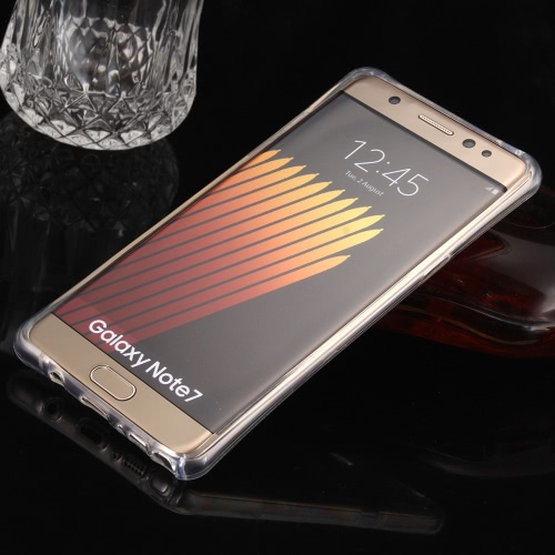 

Original KKmoon 360 Degree Full Protect Cover Phone Case Clear Ultra Thin Soft TPU Gel Back Case for Samsung Note7