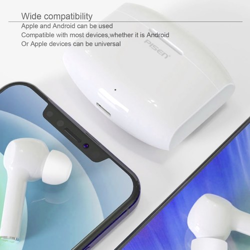 

Pisen Buds A-Pods Pro TWS Wireless Earphone Bluetooth 5.0 13mm Driver 220mAh Wireless Headphones