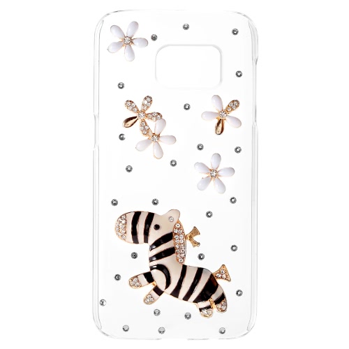 KKmoon carcasa protectora parte posterior del caso cubierta de parachoques de Bling moda plástico ligero ultrafino para Samsung Galaxy S7