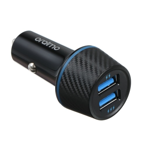 

Oraimo Highway-Pro 22.5W Dual Ports Car Charger Adapter QC3.0 & PE2.0 Fast Charging USB Charger