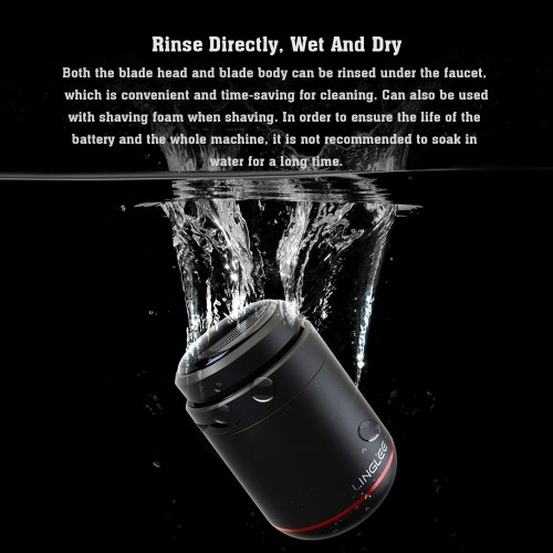 

LINGLEE Self-cleaning Shaver LSDL0301 Black Samurai X1 Automatic Cleaning