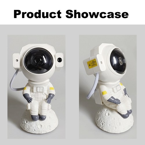 Astronaut Moon Ball Star Night Light Projector High-clear Star and Moon Projection BT Speaker Three-color Night Light 