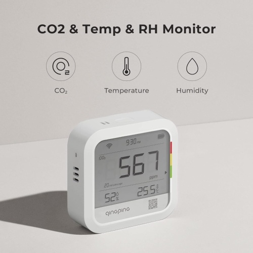QingPing CGP22C CO2 Detector Temperature and Humidity Monitor 