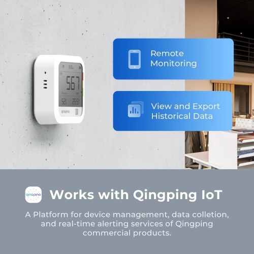 QingPing CGP22C CO2 Detector Temperature and Humidity Monitor 