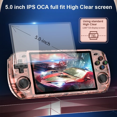 Powkiddy RGB10 Max 3 Retro Handheld Game Console 5.0-inch High Clear Screen Portable Emulator 