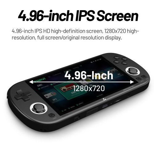 Trimui Smart Pro Portable Handheld Game Console Linux OS 4.96 Inch IPS Screen Allwinner A133P Quad-Core Colourful Atmosphere Light Gaming Consoles 
