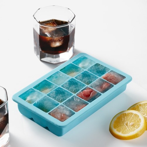 

(Pass FDA) Xiaomi Kalar Silicone Ice Cube Tray -20~200 ℃ DIY Ice Mold Square Shape Fruit Ice Cube Maker Bar Kitchen