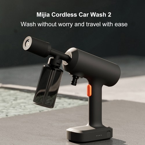 Xiaomi Mijia Cordless Car Wash 2 MJXCJ002QW with 6m Water Hose, Suitable for Caravans, Bikes, Garden Furniture 